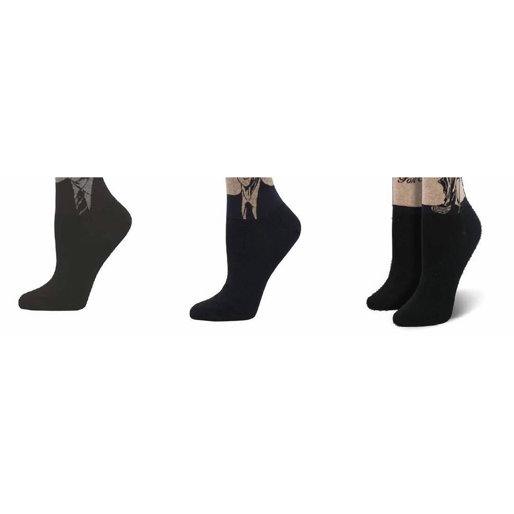 NEW SOCKSMITH women's clinton & reagan & lady justice socks - set of 3 pair in m